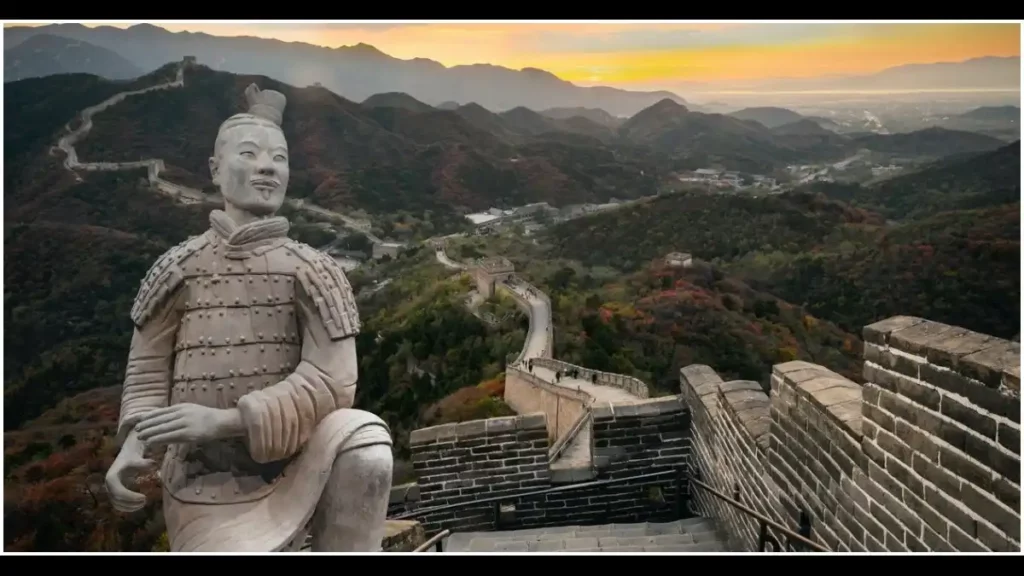 The Great Wall of China. Qin Shi Huang image